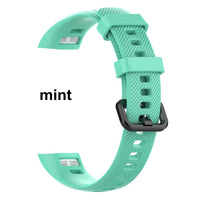 1PC Silicone Wrist Strap Smart Wristband Replacement Watch Band for Honor Band 5 4 Soft Classic Watch Replacement Accessories