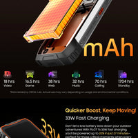 Blackview OSCAL PILOT 1 Rugged Phone, 6GB+ 256GB ,Helio G81 Smartphone Android14, 6.67'' Display Mobile Phone, 15000mAh, NFC