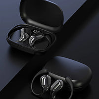 Bluetooth 5.4 Ear Hook Headphones TWS Wireless Earphones HiFi Stereo Waterproof Headsets LED Display Long Standby Touch Earbuds