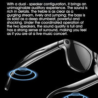 4K HD AI Smart Glasses Chat GPT 100MP Camera Bluetooth Call 260Mah Battery Voice Assistant Control Glasses for Men Women