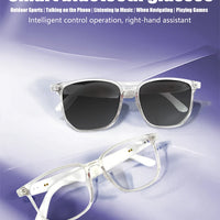 GS03 Smart Glasses for Men BT Sunglasses Earphone Outdoor Sports UV400 Polarized Anti Blue Light Lens IPX5 Intelligent Glass