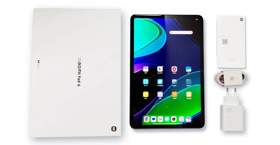 New Xiaomi Pad 6 Global Version 11-inch 144Hz WQHD+ 128GB / 256GB ROM Snapdragon 870 Tablet 8840 mAh 33W Charging