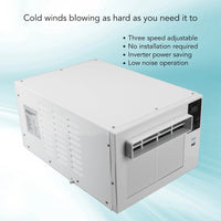 Portable Air Conditioner Energy Saving 1900BTU 280W Mini Mobile AC with Remote Control for Home Dorm Office Camping Pet Space