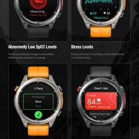 NEW Stratos 4 GPS Smart Watch 1.43 AMOLED Display Built-in Compass Barometric Altimeter Flashlight Voice Call Smartwatch