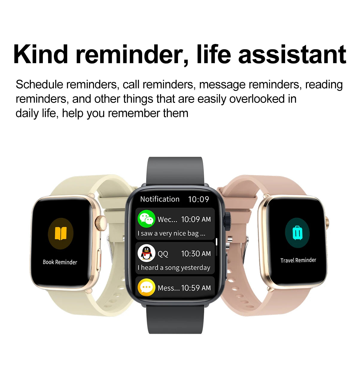 2025 Smart Watch For XIAOMI Women Full Touch Screen BT Call Waterproof Watches Sport Fitness Tracker Health Smartwatch Lady Gift