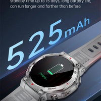 New Outdoor Sports Smart Watch Men For Xiaomi 5 ATM Waterproof GPS Motion Track Heart Rate HD Bluetooth Call UV Light SmartWatch