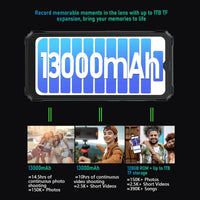 Blackview BV6200 Pro Rugged Phone 4GB/6GB+128GB IP69 Waterproof Helio P35 13000mAh With 18W Fast Charg NFC 4G Smartphone