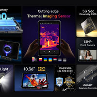 Ulefone Armor Pad 4 Ultra 5G Rugged Tablet  Thermal lmaging 10.36"2K Up to 16GB RAM 256GB ROM Android 14 11800mAh