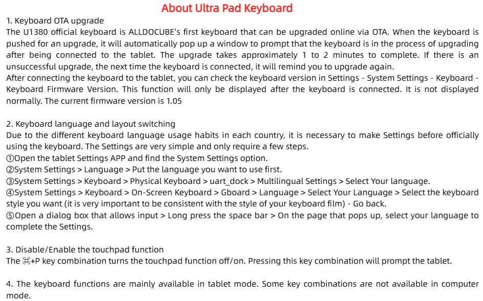 World Premiere ALLDOCUBE Ultra Pad 13'' 2.8K 144Hz Tablet Snapdragon 7+Gen3 18GB RAM 256GB ROM Android 15 15000mAh Cube AI