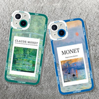 Claude Monet Arts Case For Samsung Galaxy S23 S22 S21 FE Plus Ultra Silicone A14 A34 A54 A13 A23 A33 A53 A32 A52 A52S 5G Cover