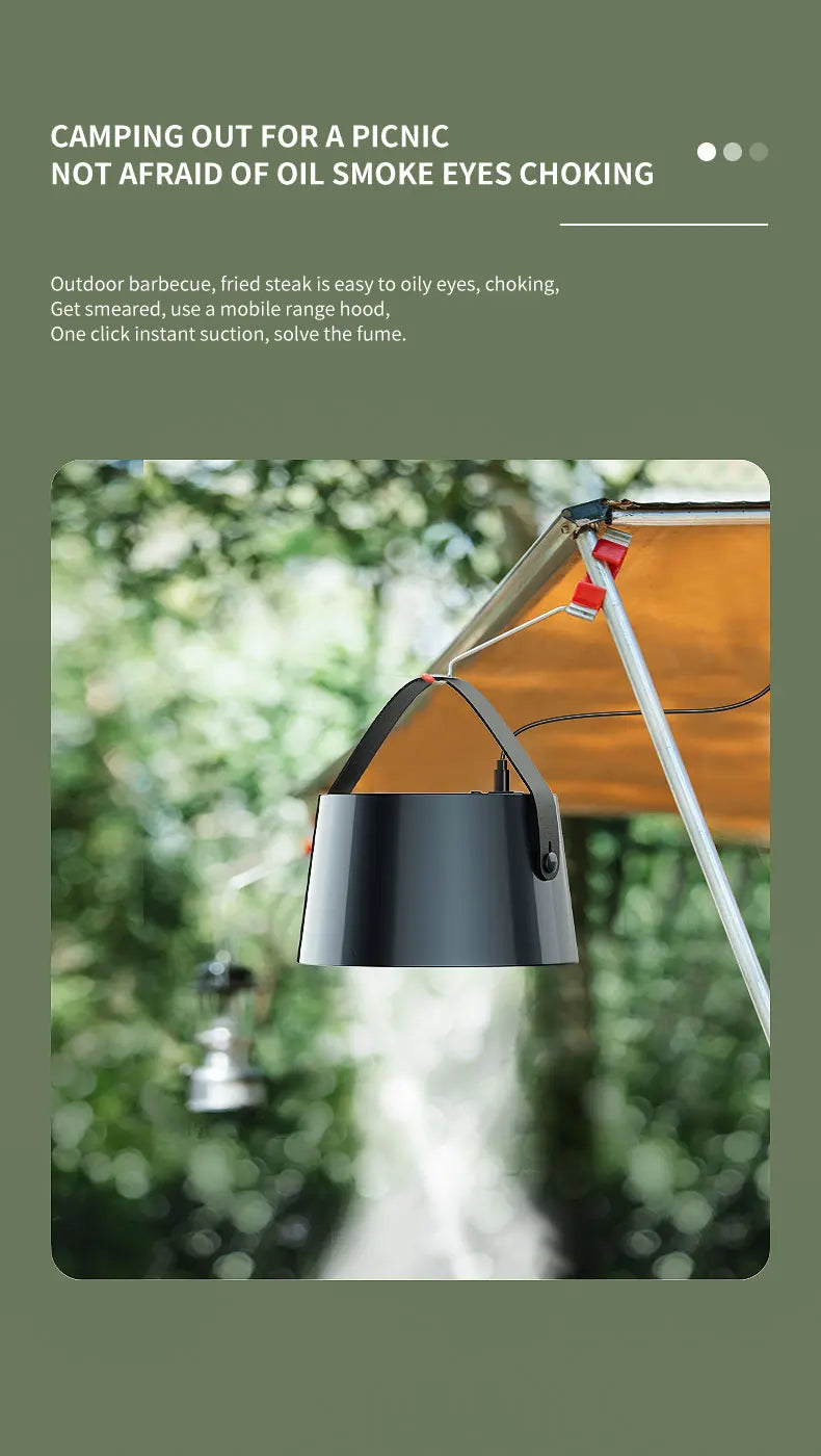 Portable Fan, Small Kitchen Hood, Extractor, USB Power Supply, Office Kitchen Hood, Mini Suction, Vacuum Hood, New, 2024