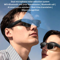 Smart Glasses with HD Camera 1200P Anti-shake Video Record Real-time Translation Object Recognition Bluetooth Call Smart Glasses