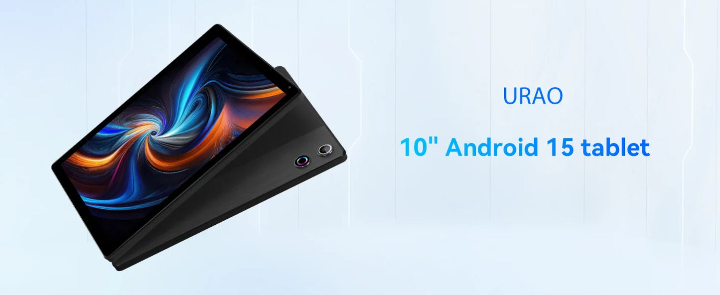 Newest Tablet 10 Inch Android 15 Octa-Core 20GB RAM 64GB ROM 1280x800 IPS Tablets PC WiFi6 Bluetooth5.3 Widevine L1 Keyboard Set