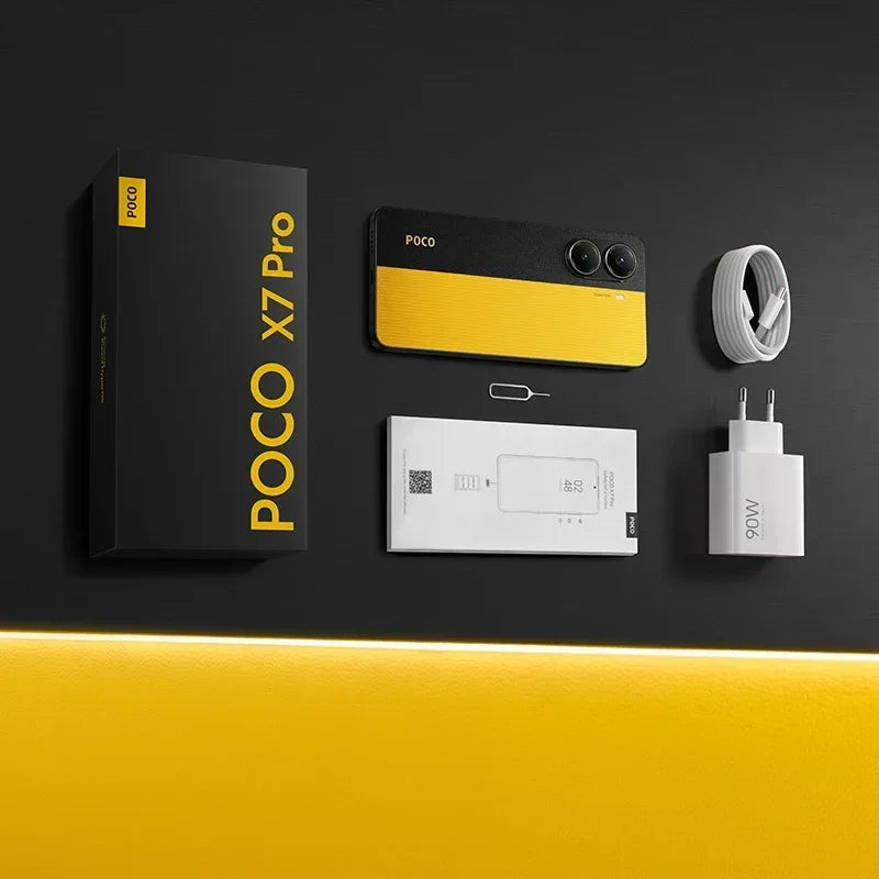 POCO X7 Pro Global Version Smartphone Dimensity 8400-Ultra 6.67"1.5K Display 6000mAh battery 90W Charge 5G NFC
