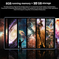 New 10.1 Inch Tablet PC 8GB RAM 512GB ROM 10 Core AI Speed-up Tablets Google Play 4G LTE Phone Call Dual SIM Dual WiFi Android12