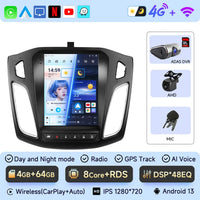 Android 13 Car Radio for Ford Focus Mk3 2011-2017 Multimedia Player 2Din Navigation Carplay Head Unit Stereo 9.7" Speakers Audio