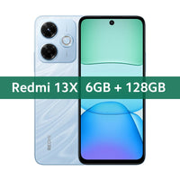 Global Version Xiaomi Redmi 13X Smartphone MTK Helio G91 Ultra 108MP super clear camera 6.79" FHD+ display 33W fast charging