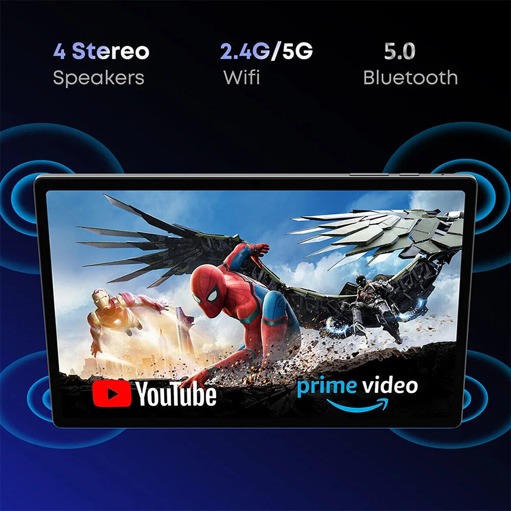 New 10.1 Inch Tablet PC 8GB RAM 512GB ROM 10 Core AI Speed-up Tablets Google Play 4G LTE Phone Call Dual SIM Dual WiFi Android12