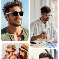 W100 Smart Glasses 163 Online Language AI Automatic Dialogue Translation Bluetooth Glasses with Speaker Sports UV Protection New