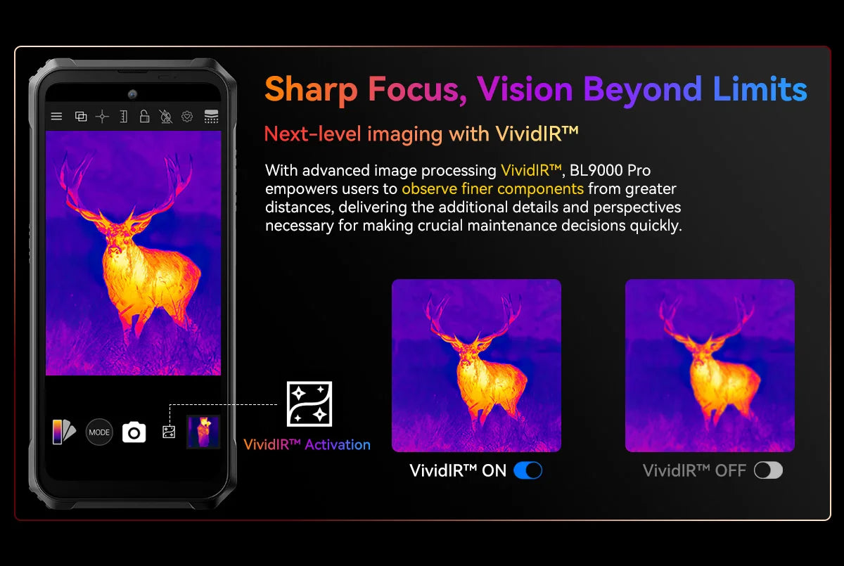 Blackview BL9000 Pro 5G Rugged Smartphone 6.78 "FHD + Display 12GB + 512GB 50MP Camera 8800mAh Battery Android 14 Phone