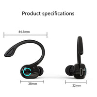 Bluetooth 5.2 Business Wireless Headphone Ear-Hook Mini HIFI Bass Noise Cancelling Earphone With Mic Sport Game Headset