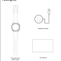 2025 New Military Sport GPS 4GB Memory Smartwatch Men 5ATM Waterproof Fitness Tracker Offline Maps 860Mah Battery Smart Bracelet