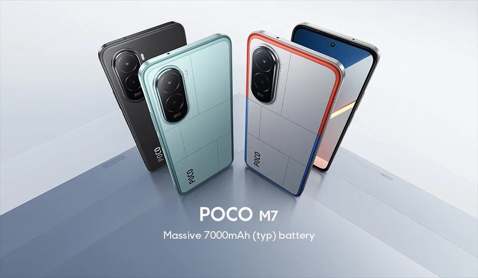 POCO M7 Global Version Smartphone 128GB 256GB Snapdragon 685 7000mAh battery Immersive 6.9" FHD+ Display NFC 33W Charging
