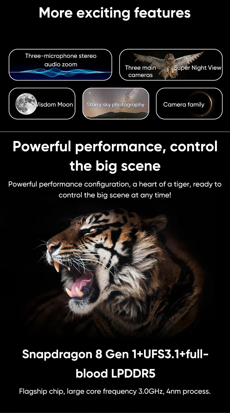 ZTE Axon 40 Ultra Space Edition 5G China Rom Smartphone with UDC Technology Snapdragon 8Gen1 6.8-inch 120Hz AMOLED Display