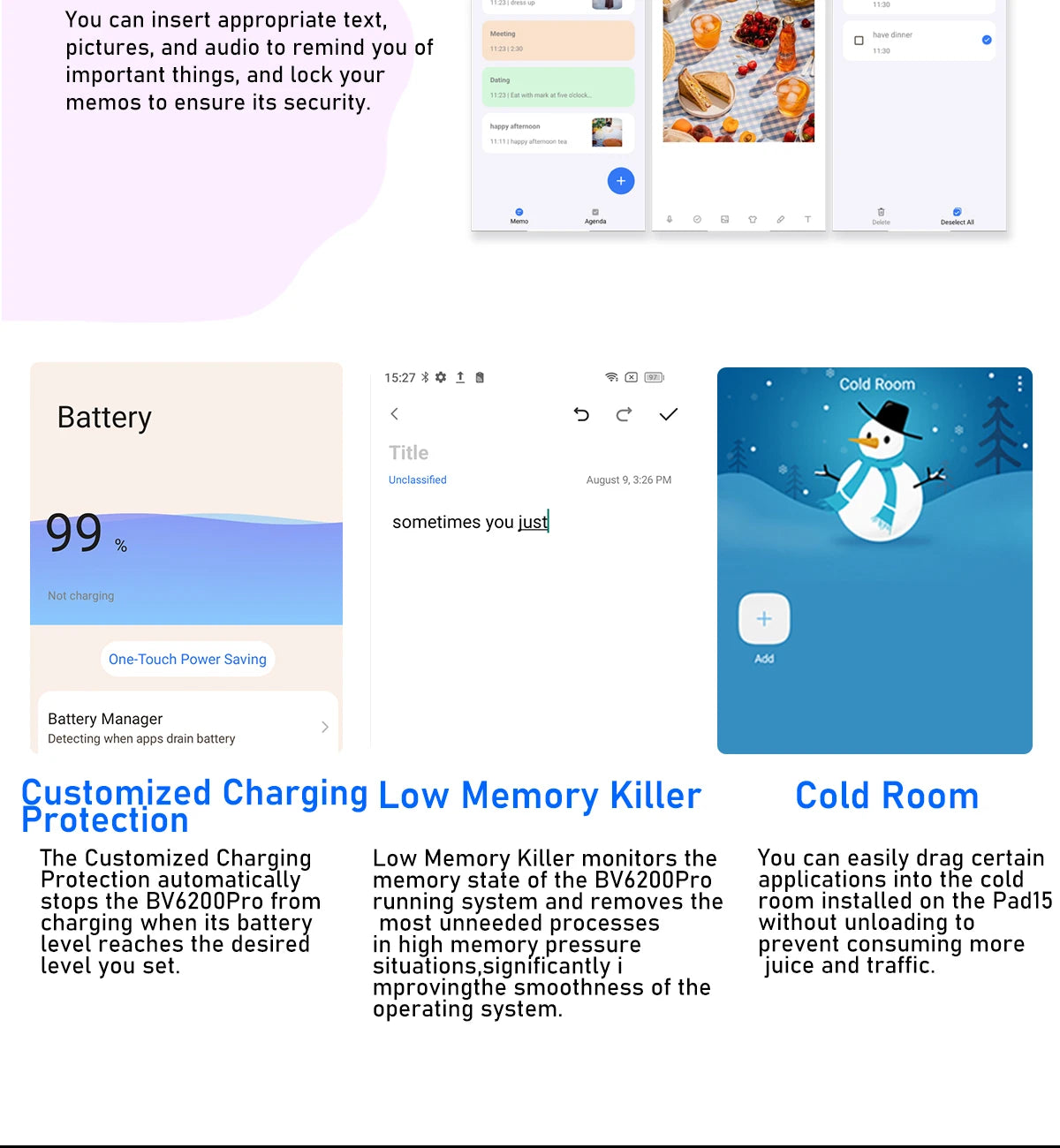 Blackview BV6200 Pro Rugged Phone Android 13 6.56'' Helio P35, 6GB+128GB Smartphone 13000mAh With 18W Fast Charge NFC Cell Phone