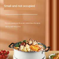 Electric Induction Cooker Boiler Waterproof Stir-Fry Cooking Plate Intelligent Hot Pot Stove Cooktop Burner Cooking Machine