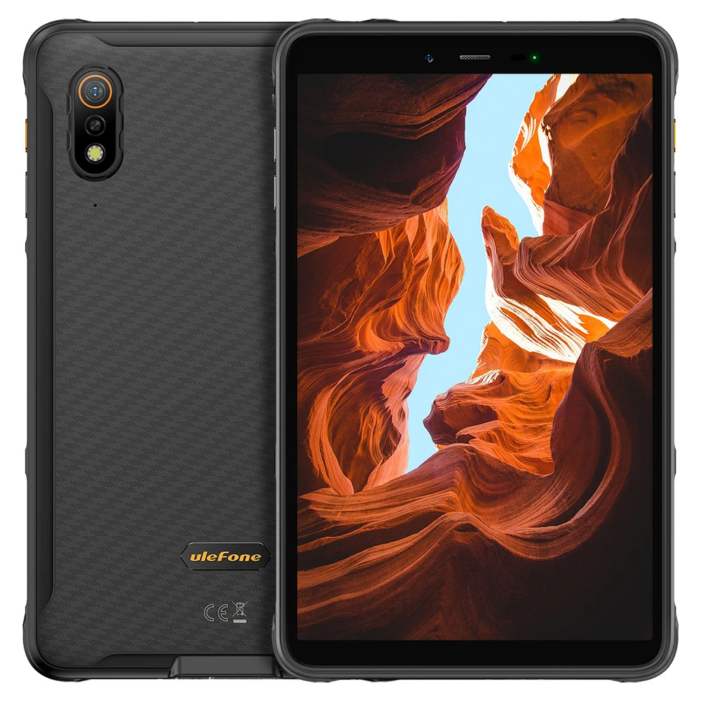 Ulefone Armor Pad Rugged Tablet 4GB RAM 64GB ROM 7650mAh 8.0'' HD+ Display 4G Android 12 Tablet Phone IP68/IP69K 13MP Camera