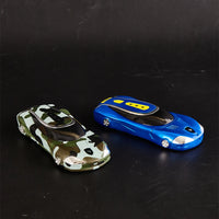 Car Shape Push Button Mobile Phone 1.8 Inch Mini Student Dual Sim 0.3MP CellPhone MP3 Wireless FM Luxury Type-C Telephone