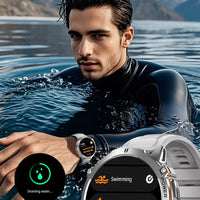 NEW 1000MAH Super endurance Sport Smart Watch Men 1.73-inch HD Screen GPS tracker Compass Bluetooth Call Waterproof Smart Watch