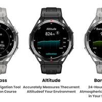 Swim Smartwatch Outdoor GPS Watch Sports Fitness Tracker Health Military Waterproof Watch BT5.3 Call Smart Watch for Android iOS