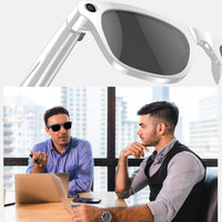 4K HD AI Smart Glasses Chat GPT 100MP Camera Bluetooth Call 260Mah Battery Voice Assistant Control Glasses for Men Women