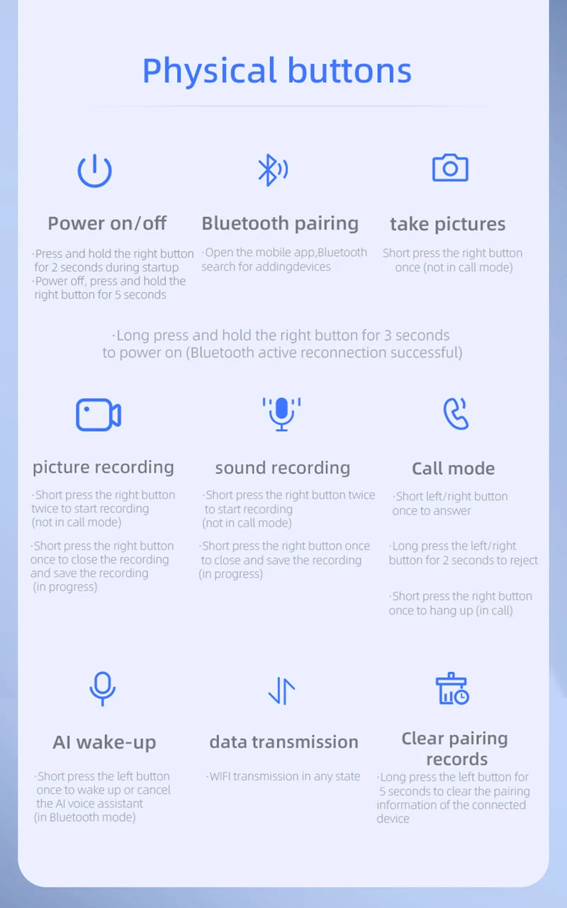 Xiaomi V03 Smart Glasses 500w Pixel Video Camera AI Voice Translation Bluetooth Recording Call Music Intelligent Sunglasses 2025