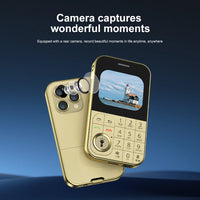 SERVO V9 Small Mobile Phone 2 SIM Cards Magic Voice Speed Dial MP4 Player Rear Camera Flashlight FM Radio 2G GSM Mini Cellphones