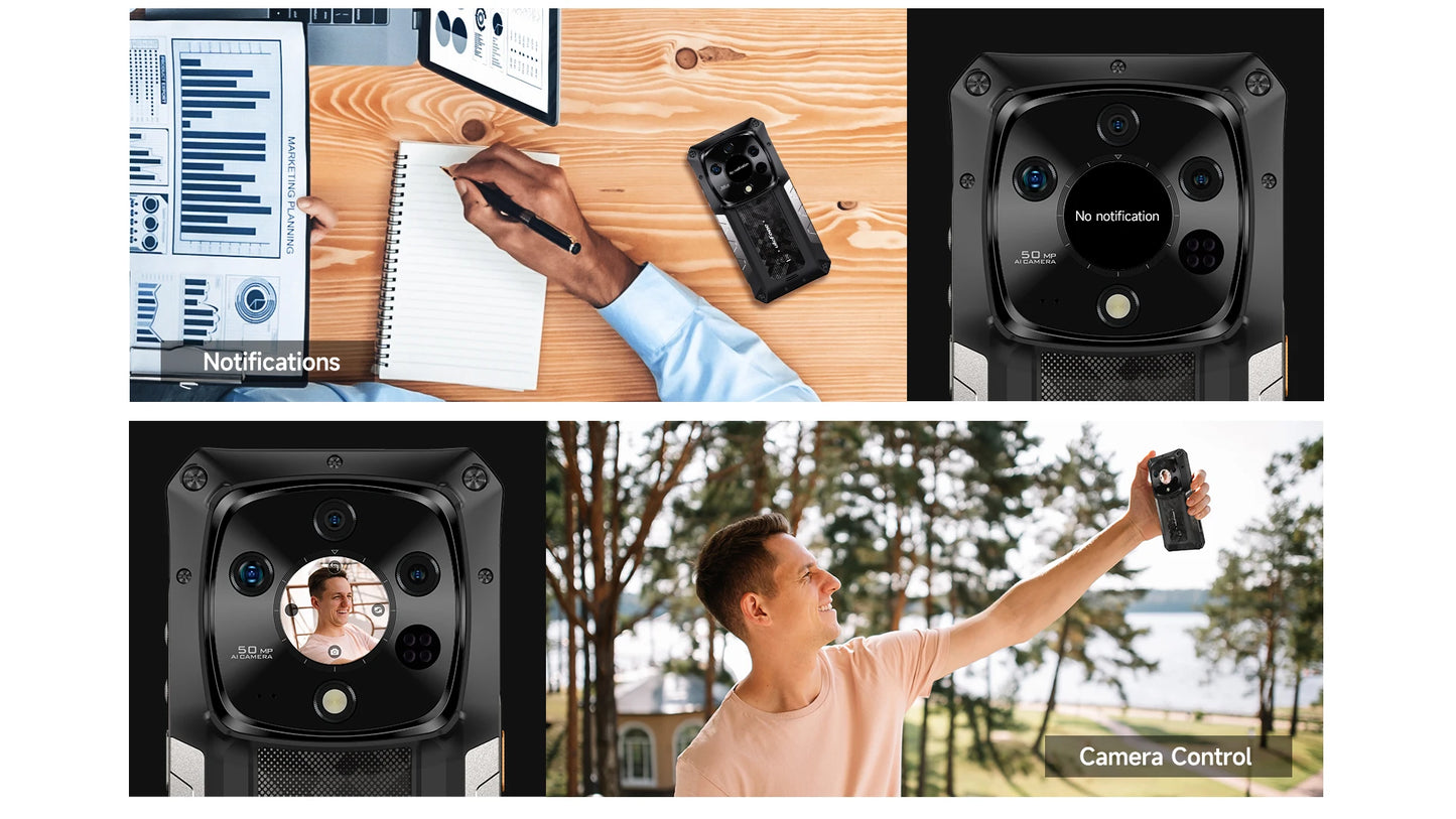 Ulefone Armor 28 Pro 5G AI Rugged Phone 512GB ROM Smartphone 120W MTK Dimensity 7300  10600mAh 6.67”AMOLED 64MP Mobile phone