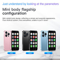 SERVO 19E 3G WCDMA Mini Smart Phone 3.88"Display 2 SIM Android 10.0 16GB ROM Face Recognition GPS Android Smart Cellphone TYPE-C