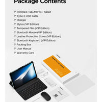 【Brand+】Doogee Tab A9 Pro+ Tablet Pc 11-Inch Android 15 30Gb Ram(6+24) 128Gb Rom 8580Mah Battery Widevine L1 Support