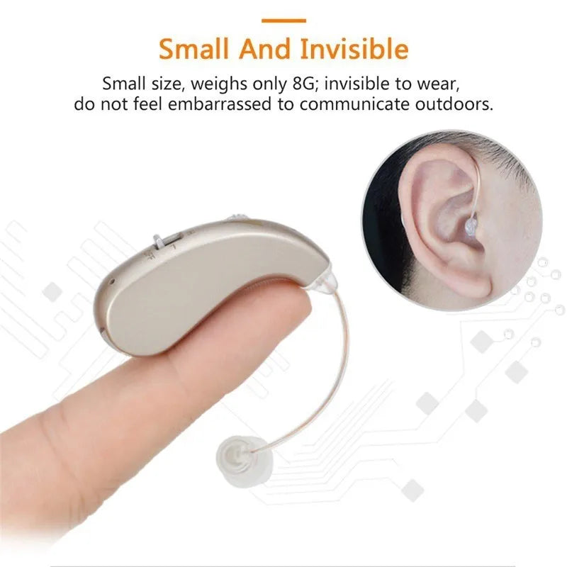 Hearing aid headphones for the elderly improve hearing, protect hearing loss and tinnitus, and are single-ear hearing AIDS