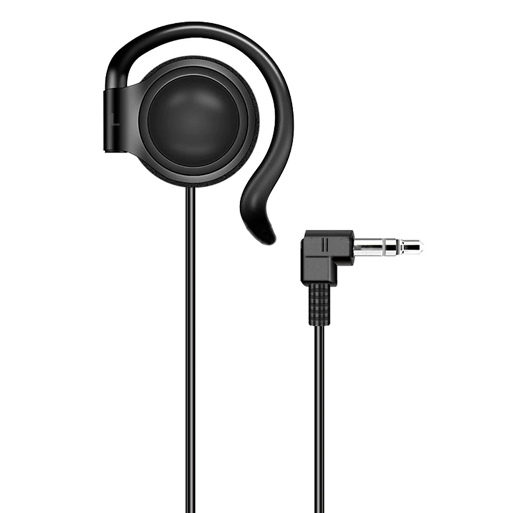 NEW 3.5mm Earphone Earbud One Ear Headphone Headset  for Radio Tour guide System