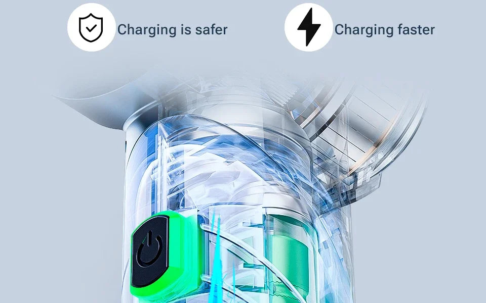 SZUK New Foldable Car Vacuum Cleaner Portable Handheld Mini Vacuum Cleaner Wireless Strong Suction Cleaner Cleaning Machine