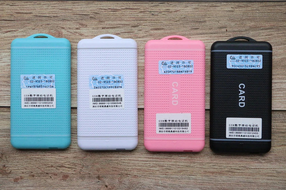 Unlocked Super Mini Card Mobile Phone 1.77 Inch 2G GSM Single SIM MP3 Telephone Bluetooth Dialer FM Blacklist Student CellPhones