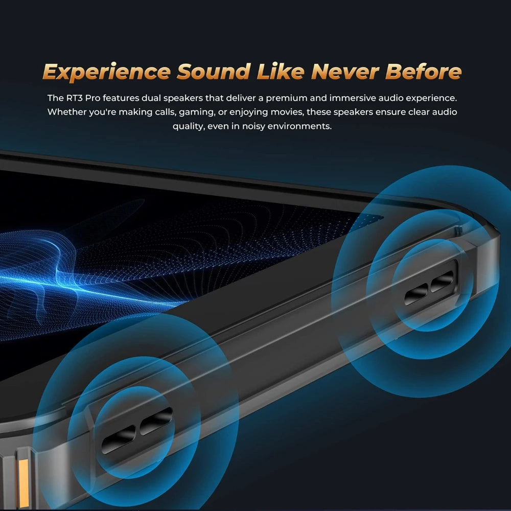 OUKITEL RT3 Pro Rugged Tablet PC 4GB+128GB 8.0'' Android 14 MediaTek G81 Octa Core 48MP Camera 5150mAh 33W Tablet PC