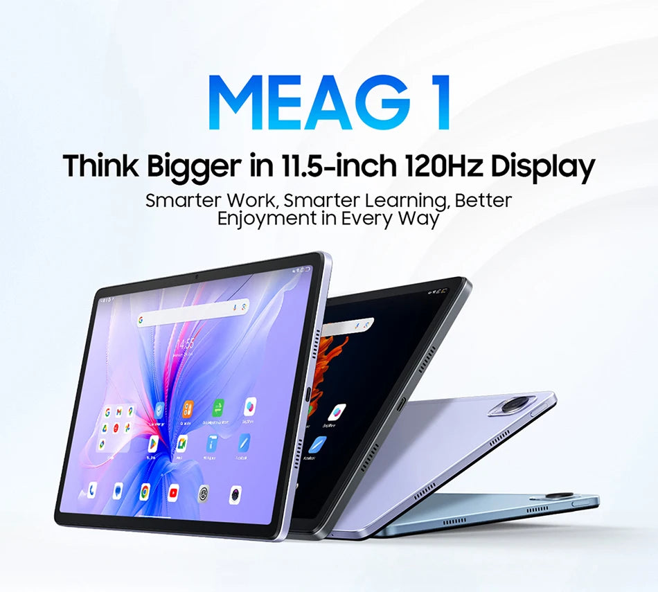 MEGA 1 Tablets Blackview 11.5 inch 2.4K 120Hz Display 8GB/12GB 256GB 50MP Camera 33W Fast Charging 8800mAh Battery MTK Helio G99