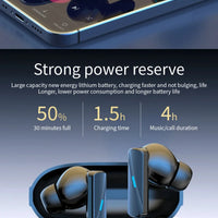 Earbuds True Wireless Earphone Noise Cancelling Update Bluetooth 5.3 Headset HD Music Headphone In-Ear Handsfree With Mic