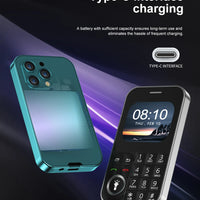 SERVO V9 Small Mobile Phone 2 SIM Cards Magic Voice Speed Dial MP4 Player Rear Camera Flashlight FM Radio 2G GSM Mini Cellphones