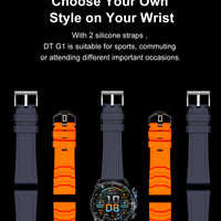 2025 New Military Sport GPS 4GB Memory Smartwatch Men 5ATM Waterproof Fitness Tracker Offline Maps 860Mah Battery Smart Bracelet