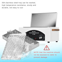 Hot Air Sterilizer 300W Dry Heat Disinfection Foot Care Tattoo Nail Studio Sterilizer Cabinet Autoclave With Timer